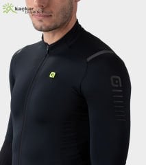 ALE R-EV1 Warm Race 2.0 Long Sleeve Jersey Siyah