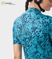 Ale PR-E Papilion Yazlık Kısa Kol Bayan Forma Fluo Light Blue