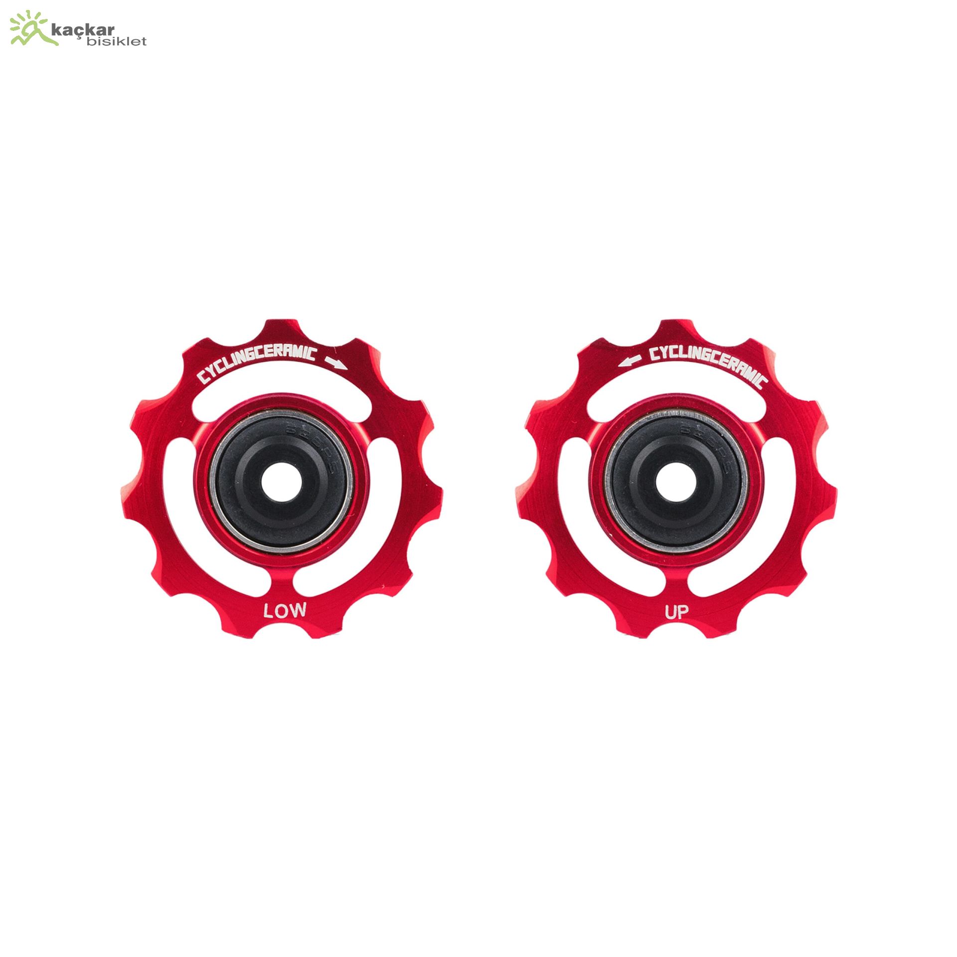 Shimano 10,11,12s / Sram 10,11s / Campagnolo 10s,11s – Pulley Wheels 11T Set Kırmızı