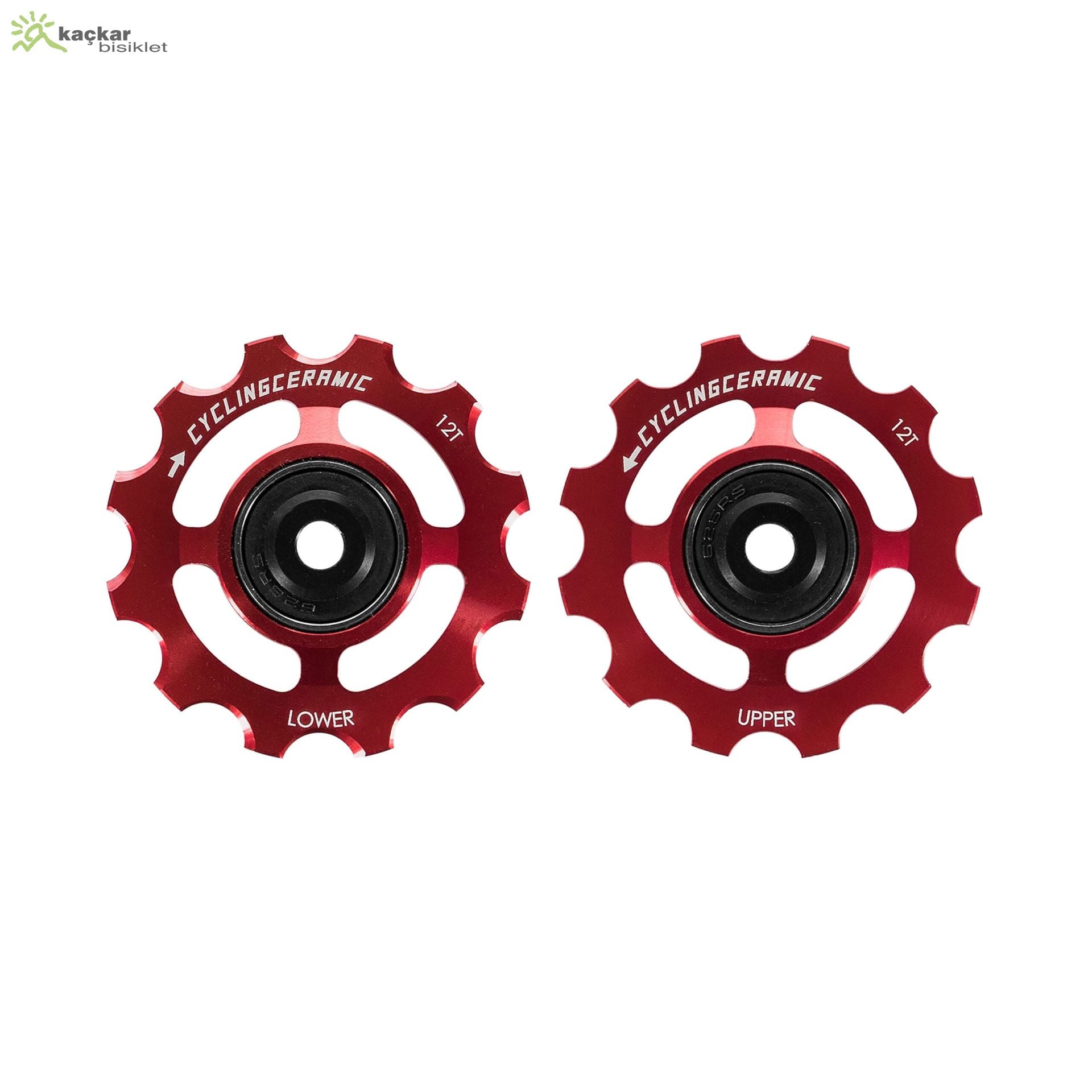 Sram 12s AXS and Campagnolo 12s – Pulley Wheels 12T Set Kırmızı