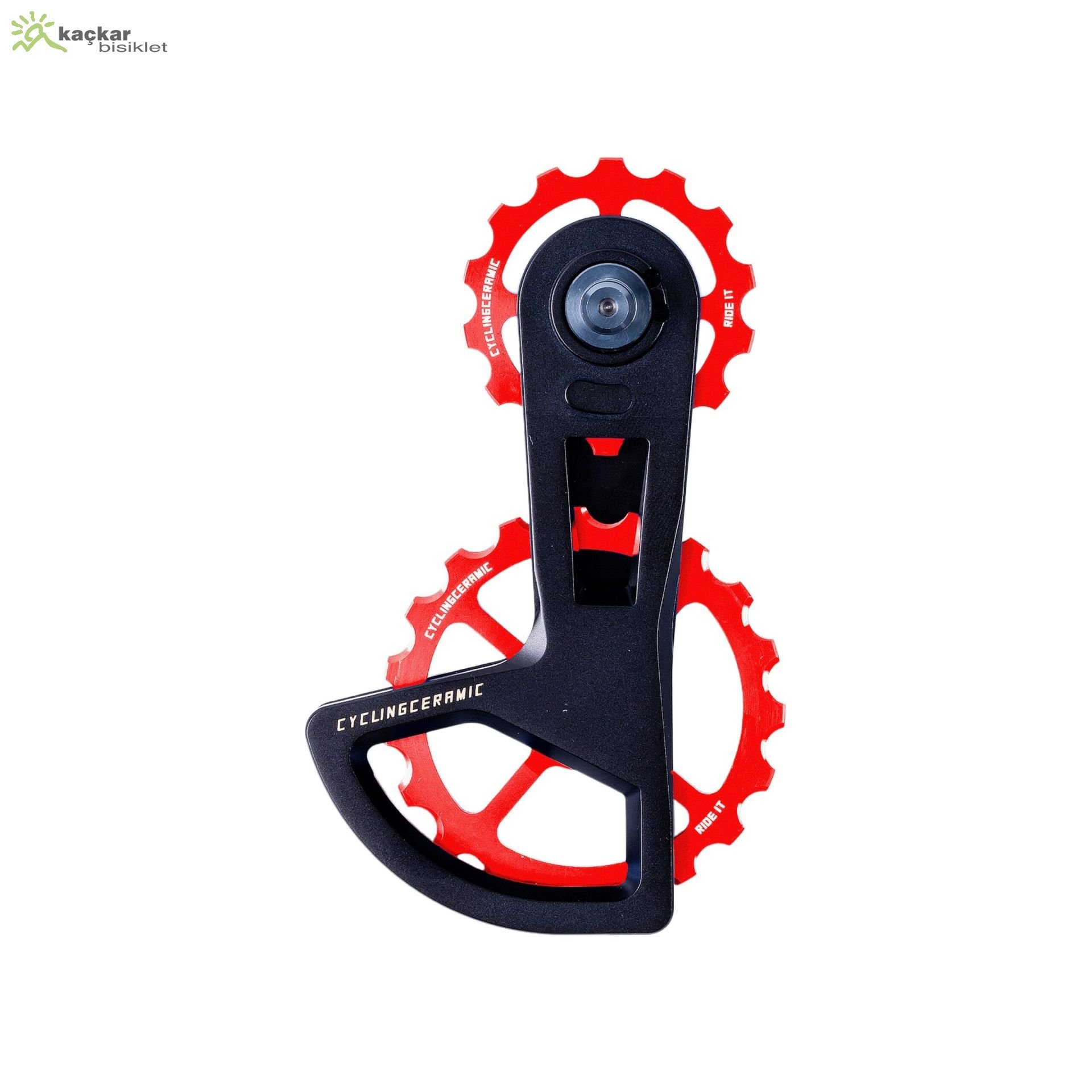 CyclingCeramic OSPW Race 4-Spoke for Shimano 105 Kırmızı