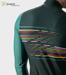 ALE PR-S Logo Long Sleeve Jersey Forest Green