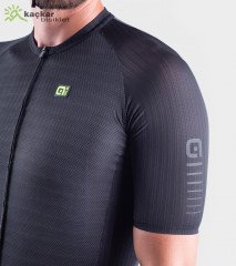 ALE R-EV1 SILVER COOLING Yazlık Kısa Kol Jersey Siyah