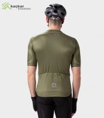 ALE R-EV1 ARTIKA Yazlık Kısa Kol Jersey Boz Kahverengi