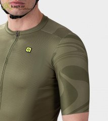 ALE R-EV1 ARTIKA Yazlık Kısa Kol Jersey Boz Kahverengi