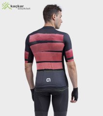 ALE PR-S TRACK Yazlık Kısa Kol Jersey Bordo