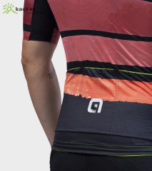 ALE PR-S TRACK Yazlık Kısa Kol Jersey Bordo