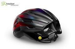 MET Helmets Trenta 3K Carbon Mips Road Kask Red Iridescent