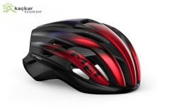 MET Helmets Trenta 3K Carbon Mips Road Kask Red Iridescent
