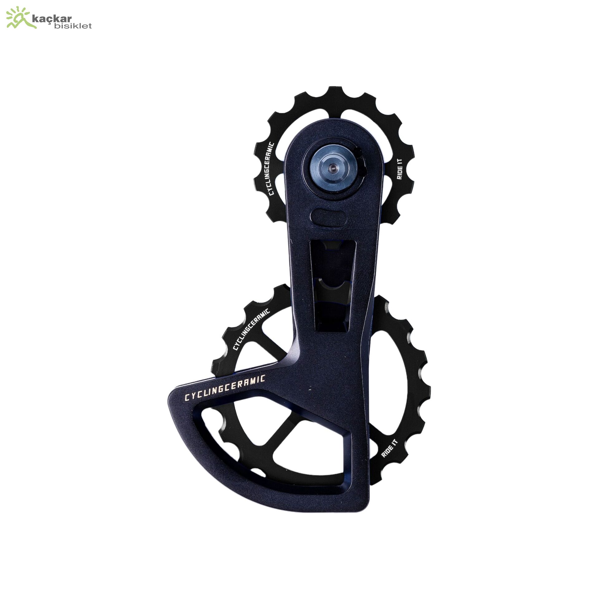 CyclingCeramic OSPW Race 4-Spoke for Shimano Ultegra & Dura Ace Siyah