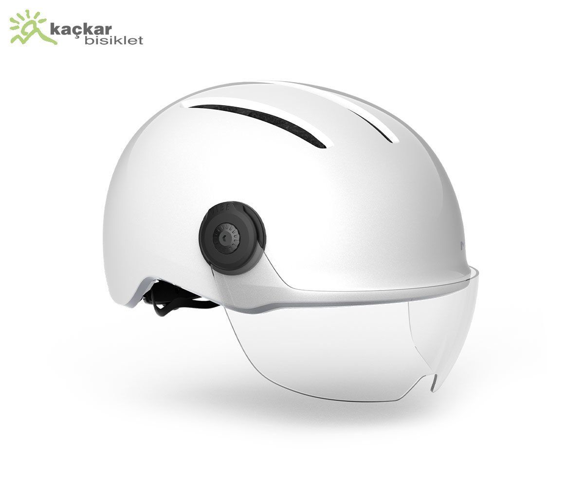 Met Helmet Vibe On Mips Siperlikli Urban Kask Beyaz