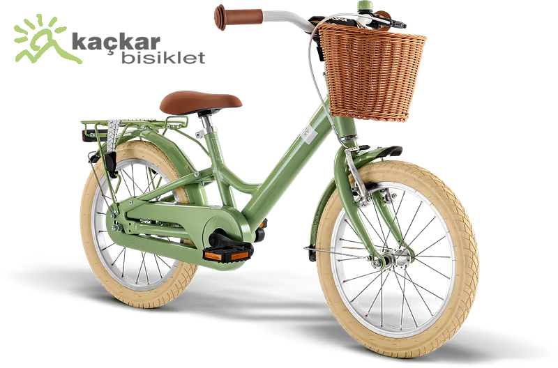PUKY YOUKE CLASSIC 16 JANT ÇOCUK BİSİKLETİ RETRO GREEN