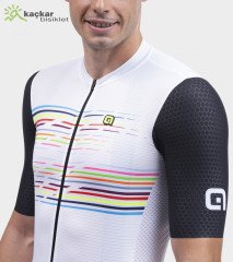 ALE PR-S LOGO Yazlık Kısa Kol Jersey Beyaz