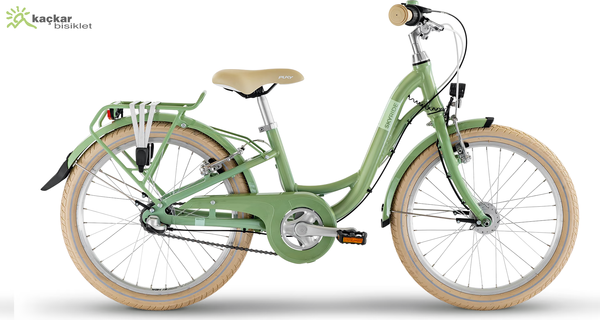 PUKY SKYRİDE 20 -3 CLASSIC ÇOCUK BİSİKLETİ RETRO GREEN