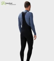 Ale Solid Kışlık Uzun Tayt Siyah Logo