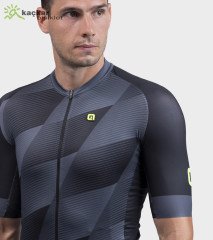 ALE PR-R SQUARE Yazlık Kısa Kol Jersey Siyah