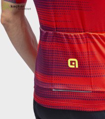 ALE SOLID TURBO Yazlık Kısa Kol Jersey Kırmızı