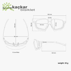 SCİCON AEROJET RX TITANIUM Prescription Sports Sunglasses Black Gloss ( EY400020 )