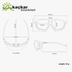 SCİCON AEROJET RX TITANIUM Prescription Sports Sunglasses White Gloss ( EY400018 )