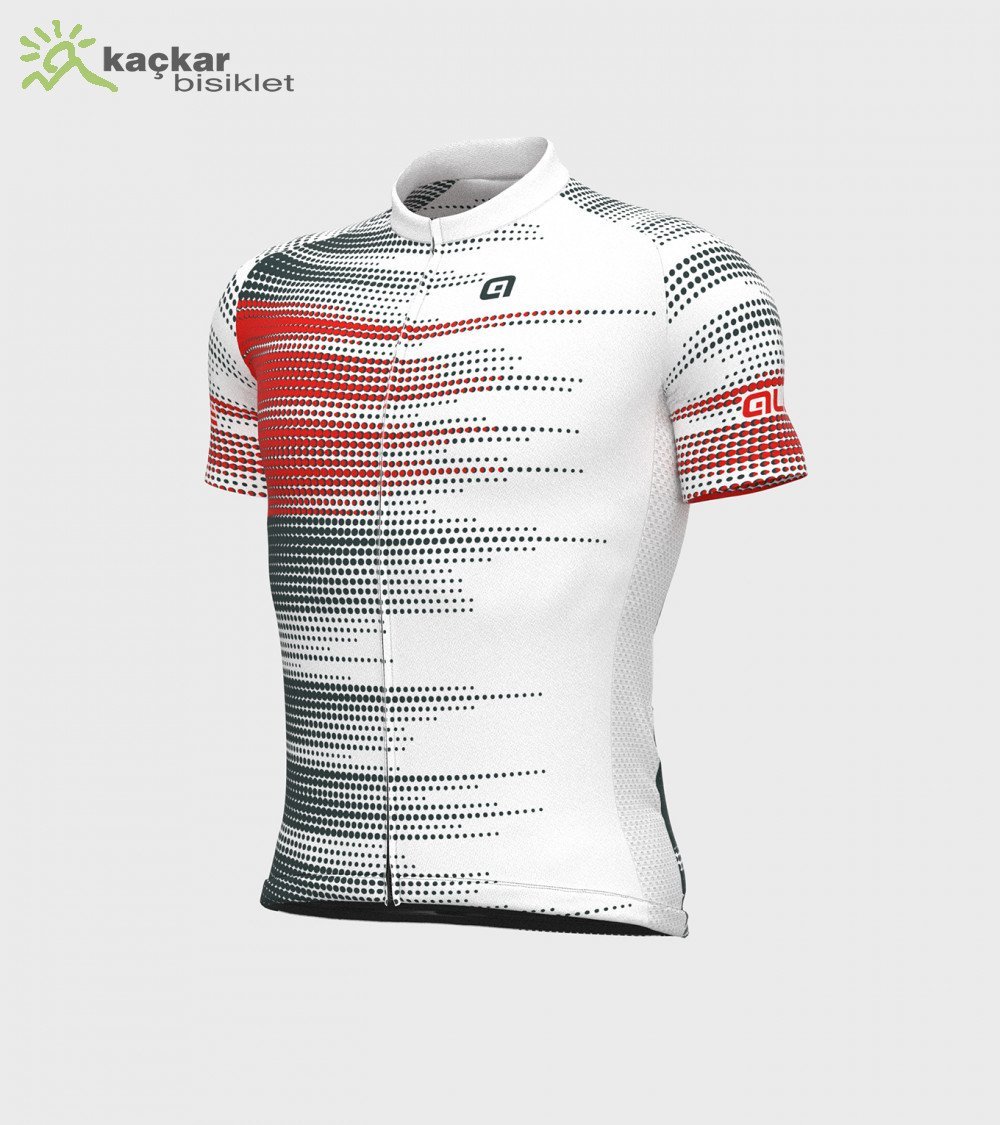 ALE SOLID TURBO Yazlık Kısa Kol Jersey Beyaz