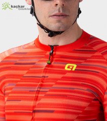 ALE SOLID STEP Yazlık Kısa Kol Jersey Kırmızı