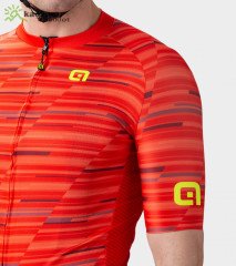 ALE SOLID STEP Yazlık Kısa Kol Jersey Kırmızı