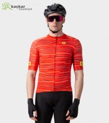 ALE SOLID STEP Yazlık Kısa Kol Jersey Kırmızı