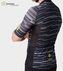 ALE SOLID STEP Yazlık Kısa Kol Jersey Siyah