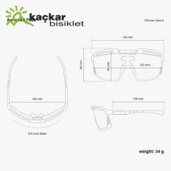 SCİCON AEROWATT FOZA White Gloss / Multimirror Blue