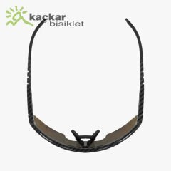 SCİCON  AEROWİNG LAMON SUNGLASSES CARBON  MULTIMIRROR BRONZE + RAIN CLEAR LENSES