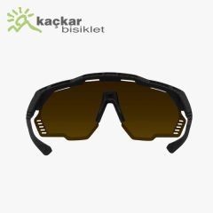 SCİCON  AEROSHADE KUNKEN SUNGLASSES CARBON  MULTIMIRROR BRONZE + RAIN CLEAR LENSES
