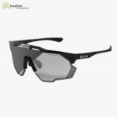 SCİCON  AEROSHADE KUNKEN SUNGLASSES BLACK  PHOTOCROMIC SILVER LENS