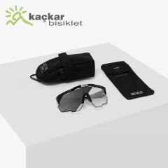 SCİCON  AEROSHADE KUNKEN SUNGLASSES BLACK  PHOTOCROMIC SILVER LENS