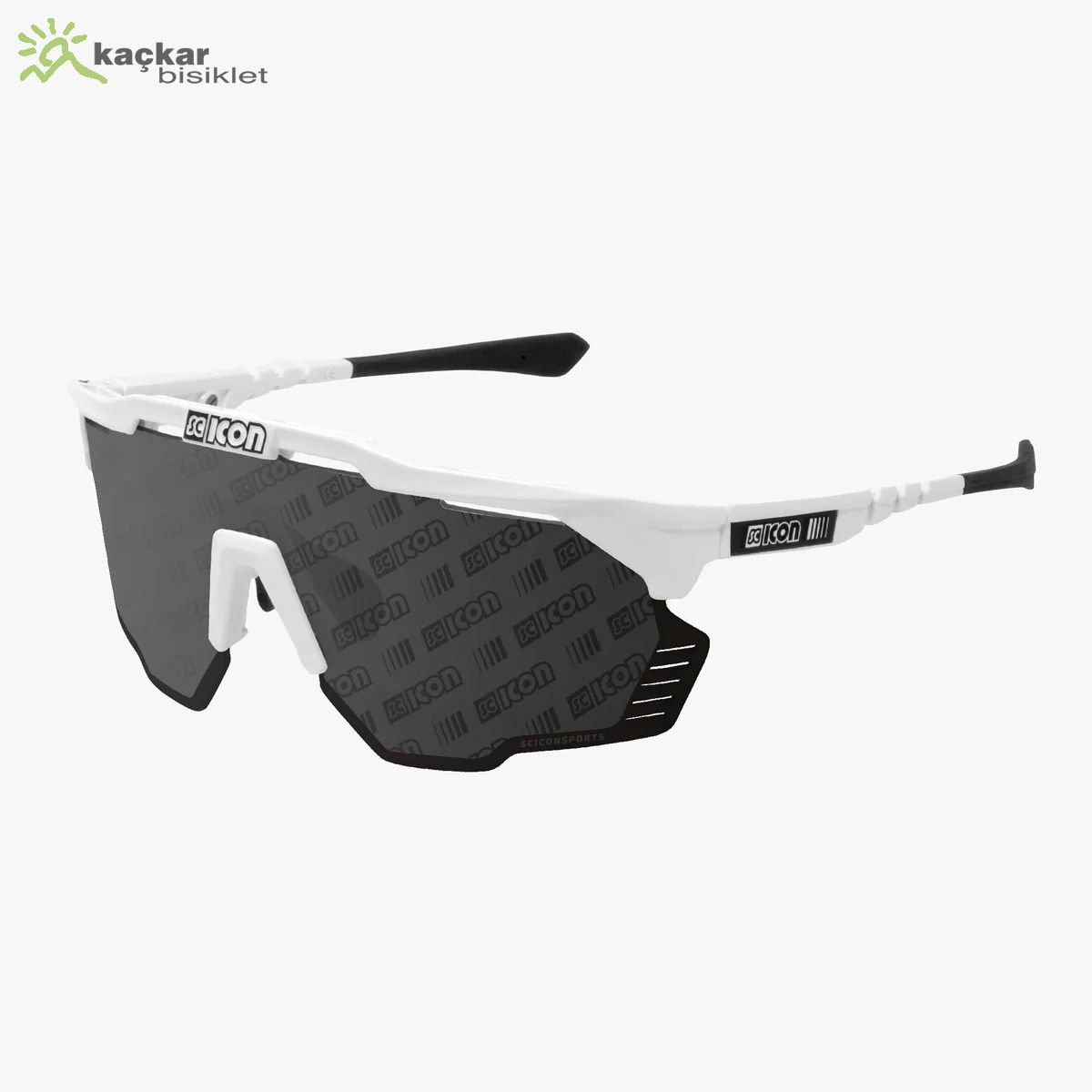 SCİCON AEROSHADE KUNKEN MONOGRAM SUNGLASSES  WHITE LENS MONOGRAM MULTIIMIRROR SILVER
