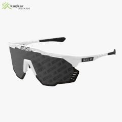 SCİCON AEROSHADE KUNKEN MONOGRAM SUNGLASSES  WHITE LENS MONOGRAM MULTIIMIRROR SILVER