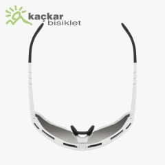 SCİCON  AEROSHADE XL SUNGLASSES WHITE  MULTIMIRROR SILVER + RAIN CLEAR LENSES