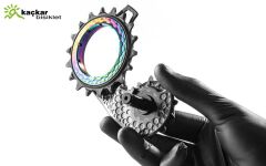 absoluteBLACK Hollowcage® V2 Shimano 9250 Carbon Ceramic Oversized Derailleur Pulley Cage Gold
