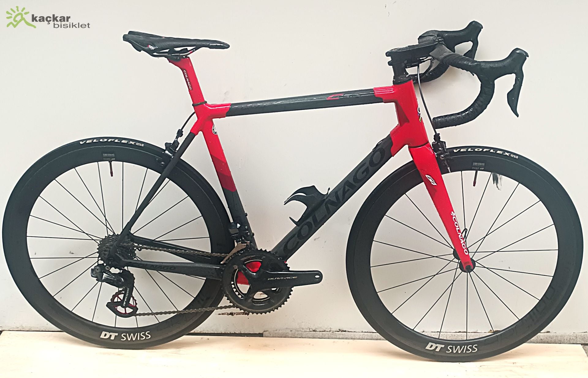 Colnago C64 Karbon Shimano Dura-Ace Di2 11SP -VF 530mm Siyah/Kırmızı Roadbike