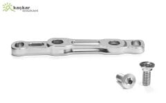 absoluteBLACK Shimano Uyumlu Flat-Mount Ön Disk Fren Adaptörü (FRONT 140/160mm) Titanium
