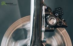 absoluteBLACK Shimano Uyumlu Flat-Mount Ön Disk Fren Adaptörü (FRONT 140/160mm) Titanium