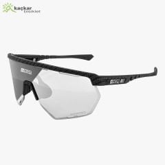 SCİCON AEROWING SUNGLASSES CARBON MATTE PHOTOCROMIC  SILVER LENS