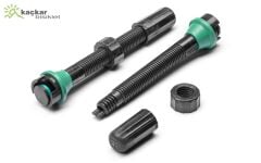 absoluteBLACK Aether- Carbon Ultra-Light Tubeless Valves ( 30-55mm ) Rim Depth