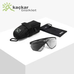 SCİCON AEROWING SUNGLASSES BLACK PHOTOCROMIC  SILVER LENS