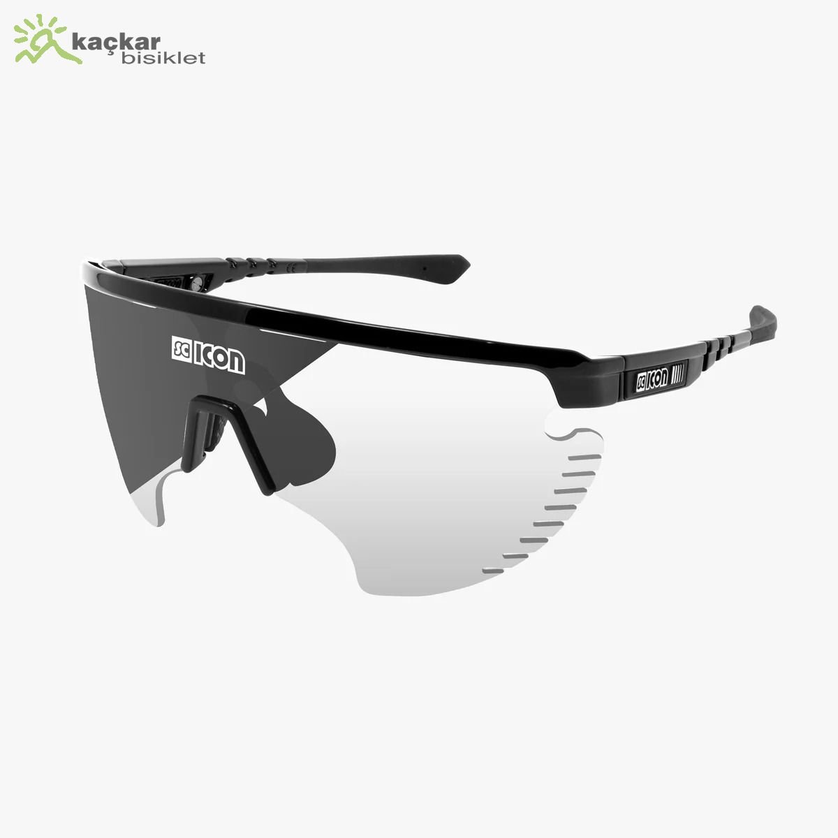 SCİCON AEROWING LAMON SUNGLASSES BLACK PHOTOCROMIC SILVER LENS