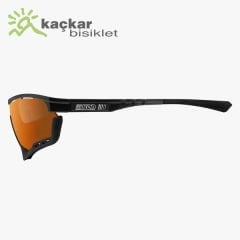 SCİCON  AEROTECH SUNGLASSES BLACK MULTIMIRROR  BRONZE LENS