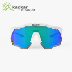 SCİCON AEROSHADE KUNKEN  WORLD CHAMPION SUNGLASSES WHITE  MULTIMIRROR BLUE TP +  CLEAR LENSES
