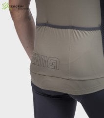 ALE SOLID COLOR BLOCK Yazlık Kısa Kol Jersey Zeytin Yeşil