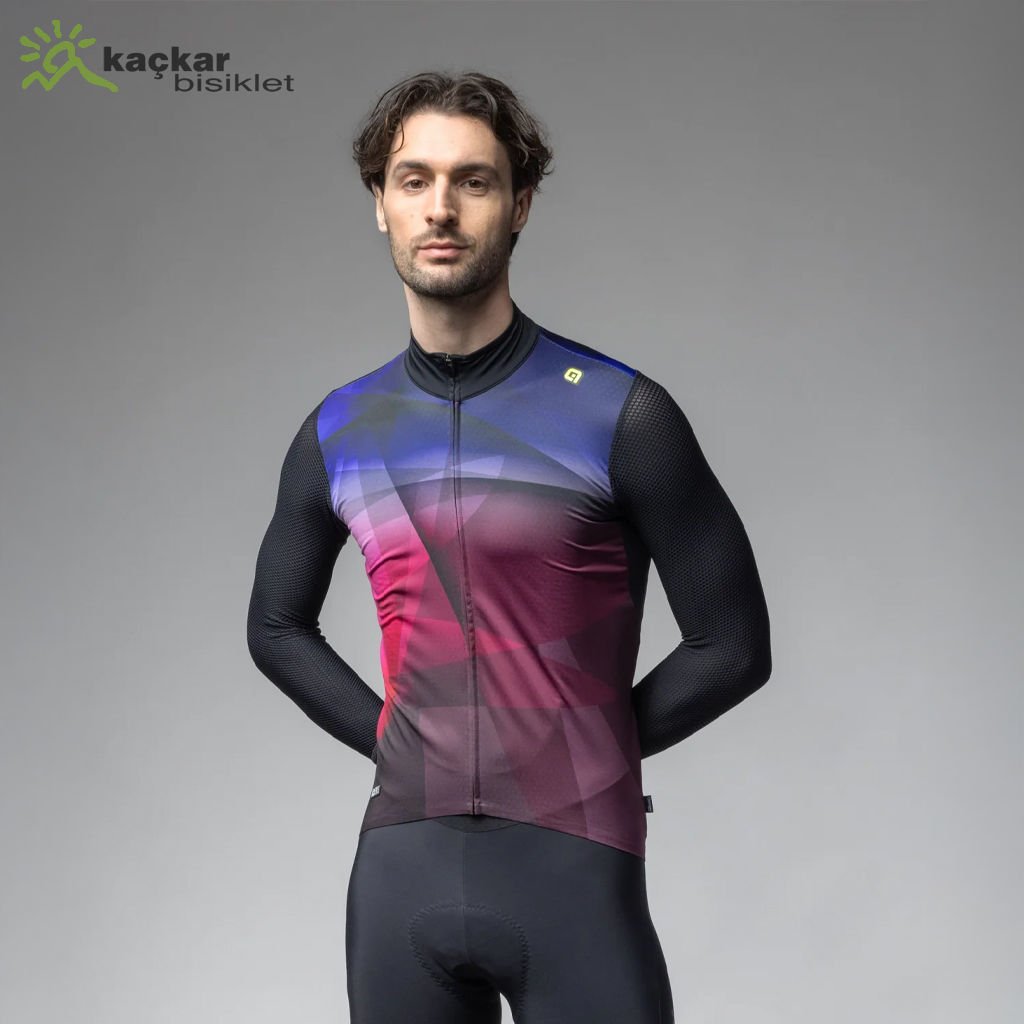 ALE R-EV1 Quick Uzunkol Mevsimlik Forma Bordeux