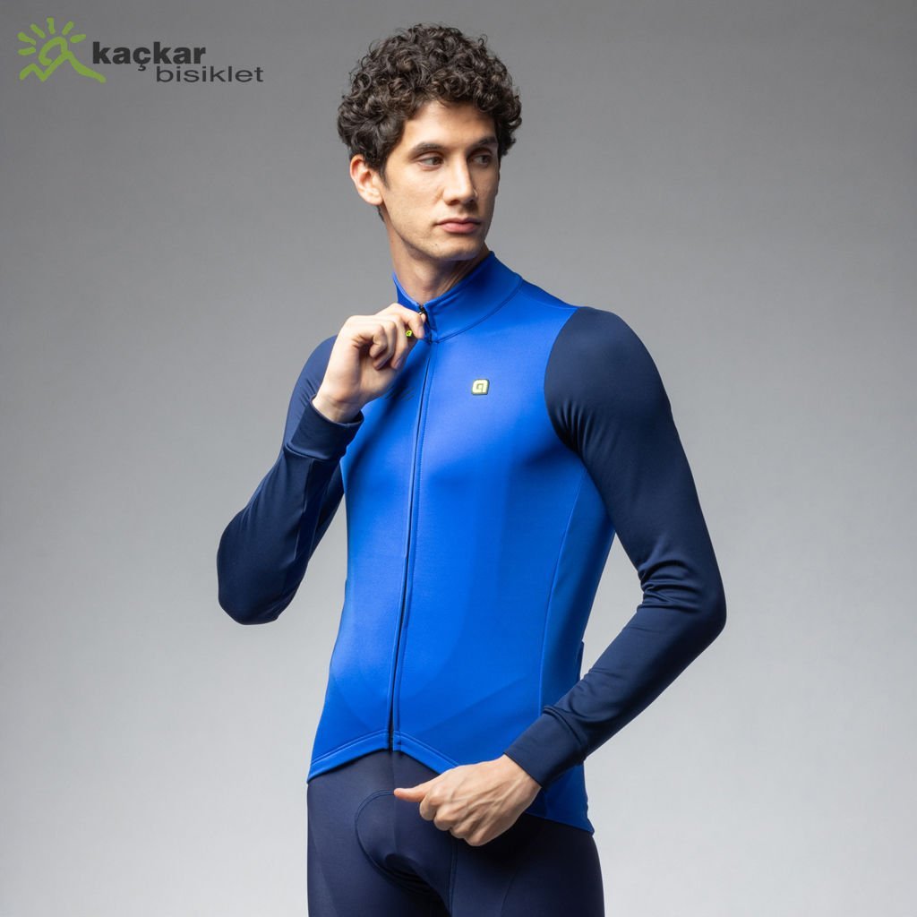 ALE Solid Fondo 2.0 Kışlık Uzun Kol Forma İtalian Blue