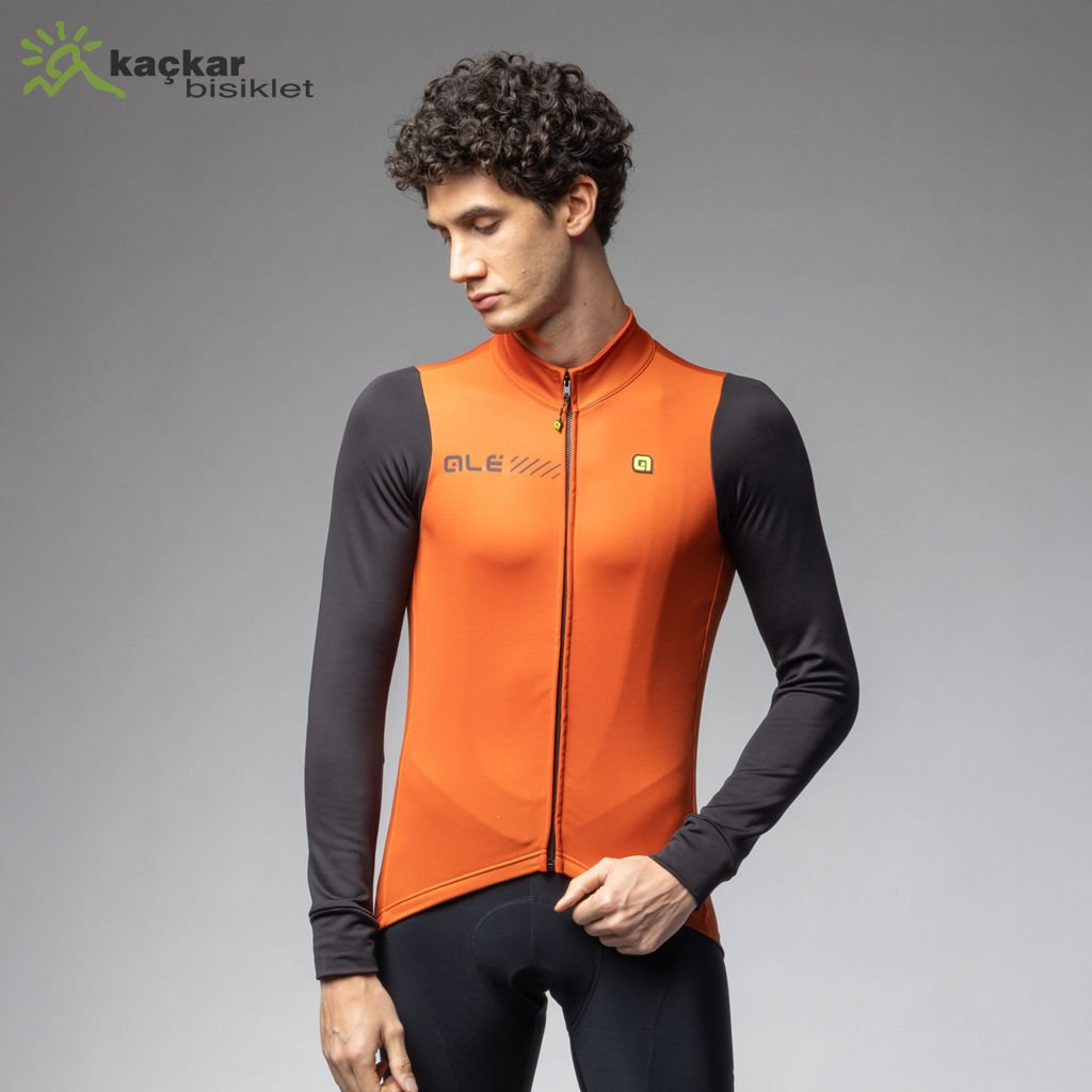 ALE Solid Fondo 2.0 Kışlık Uzun Kol Forma Mat Turuncu